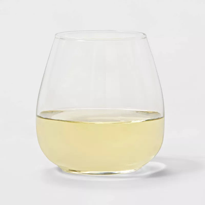 Engraved Stemless Wine Glass