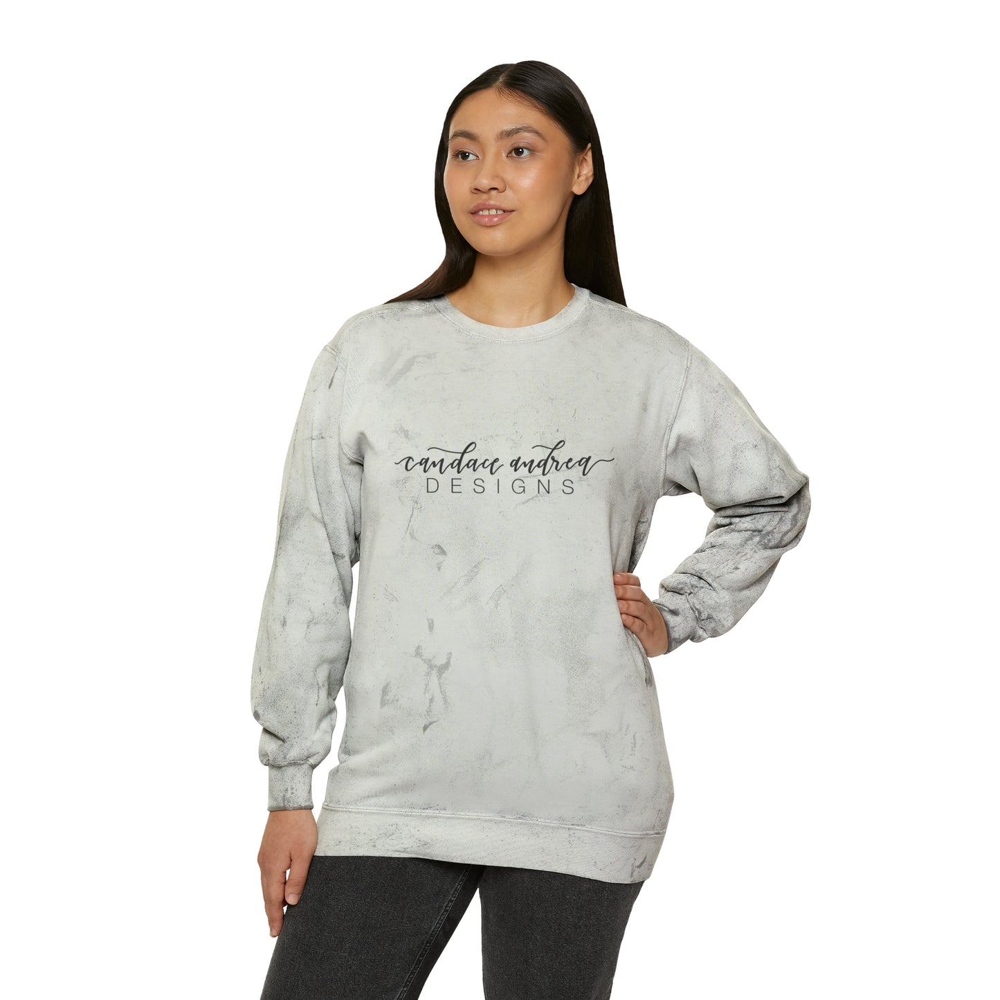 Candace Andrea Designs - Unisex Color Blast Crewneck Sweatshirt