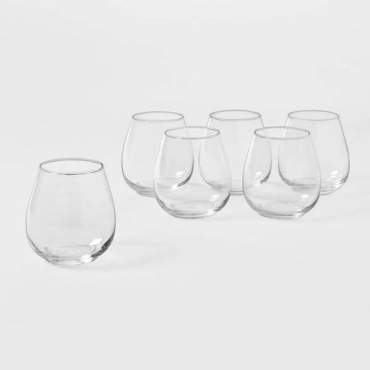 Engraved Stemless Wine Glass